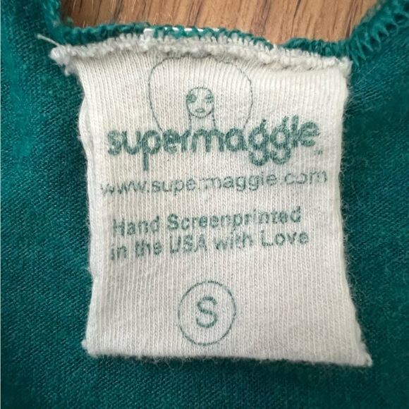 SuperMaggie Vintage Women’s Green Boho Floral Tank Top Oversized Size Small - Picture 5 of 11